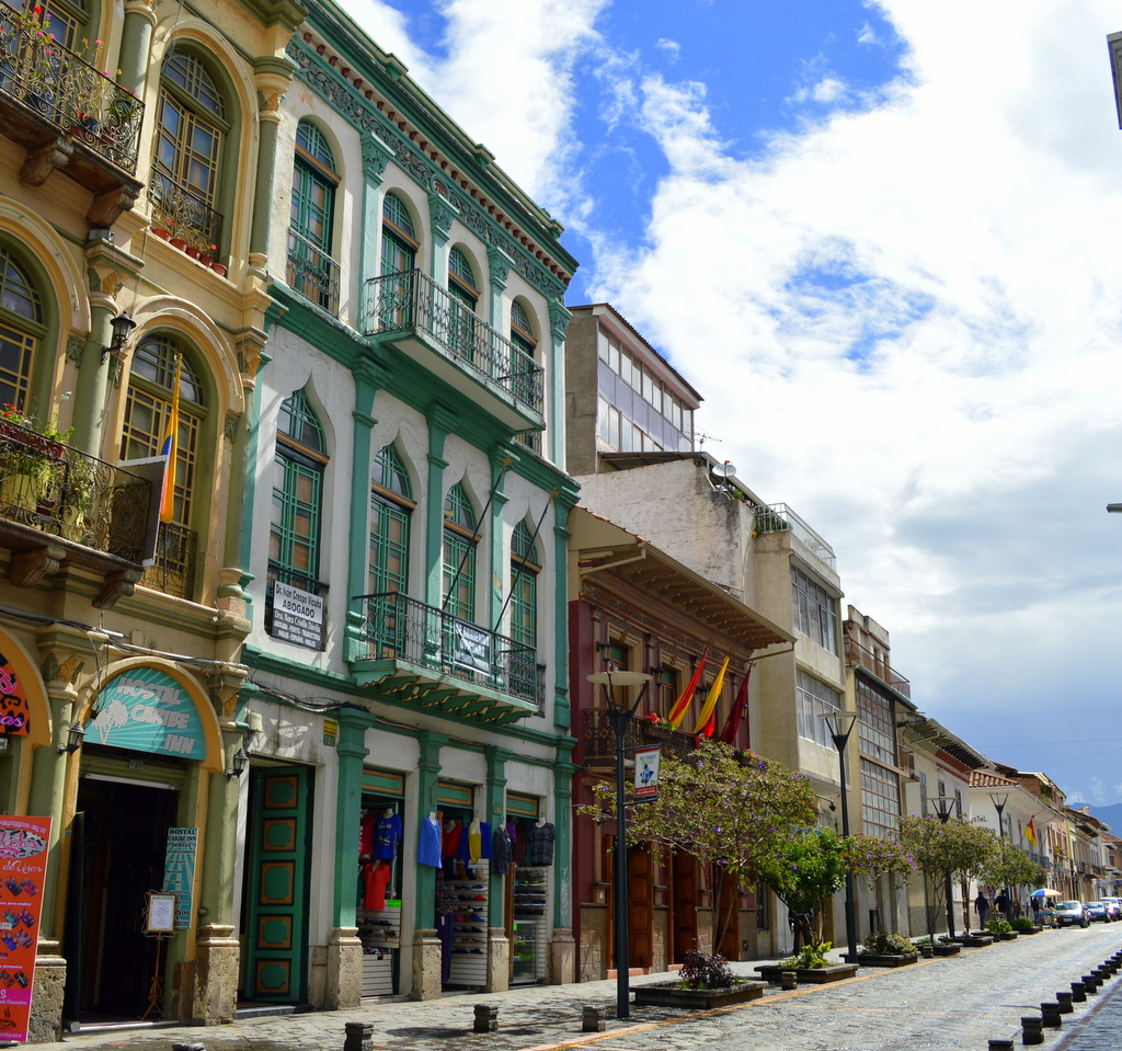 Cuenca historical street